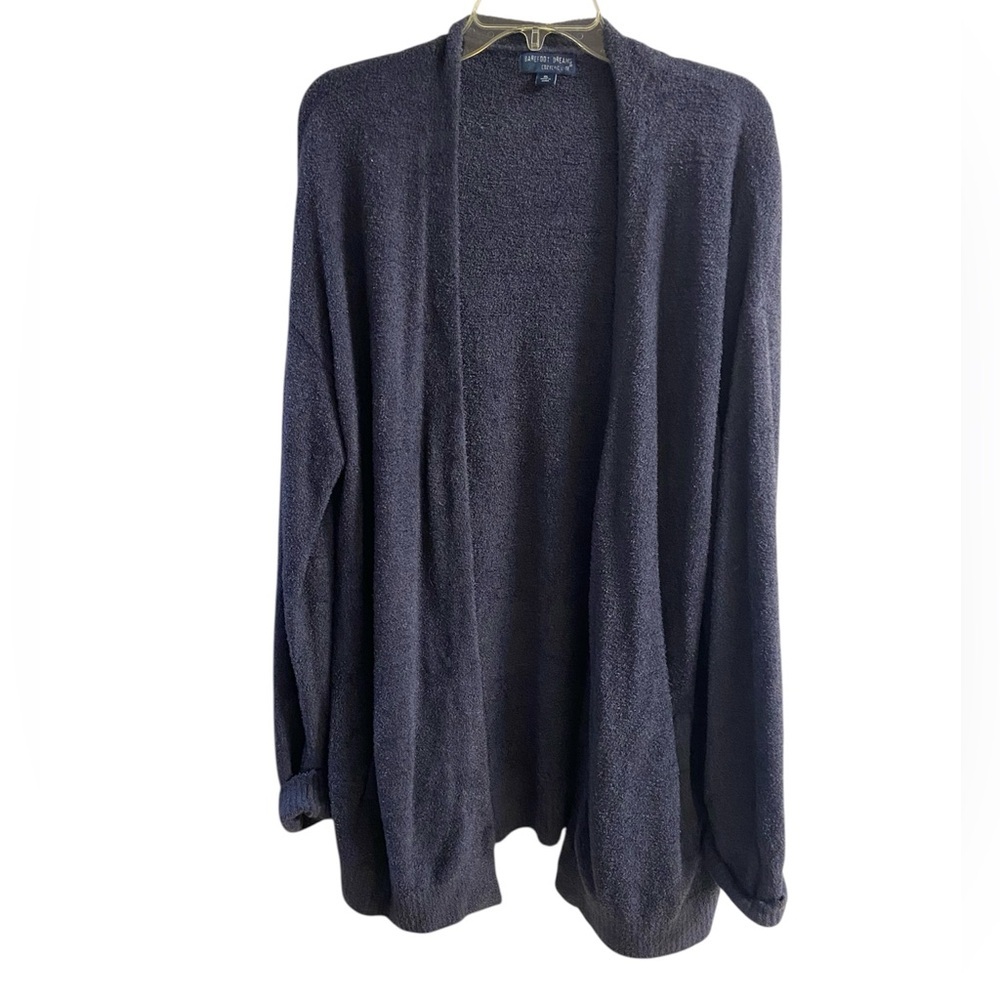 Barefoot Dreams navy Open-Front Cozy Cardigan XL